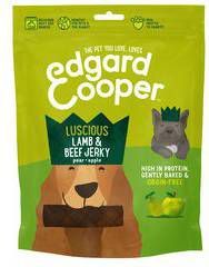 Edgard&Cooper Lamb & Beef Jerky Hondensnacks Lam Rund Fruit 150 g