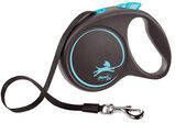 Flexi Black Design Tape S 5 m Hondenriem Blauw&Zwart