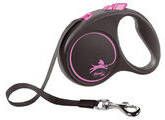 Flexi Black Design Tape S 5 m Hondenriem Pink&Zwart