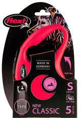 Flexi Rollijn New Classic Tape Medium 5 m Hondenriem Rood Tot25kg