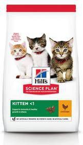 Hill's Hill&apos;s Kitten kip kattenvoer 7 kg + 12 x Hill&apos;s Kitten Favourite Selection pouches