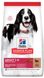 Hill's Hill's Adult Medium lam & rijst hondenvoer 2 x 18 kg + gratis 2 x Hill's Dental Care snack