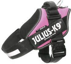 Dobeno Julius K9 Hondentuigje Mini 49 Tot 67 Cm Nylon Roze/zwart