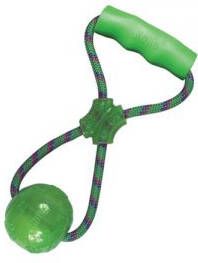 Kong Squeezz Ball With Handle Medium