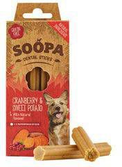 Soopa Dental Sticks Cranberry & Zoete Aardappel hondensnack Per stuk