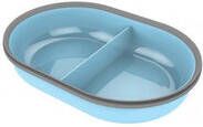 4allshop Surefeed Voer En Drinkbak Dubbel 400 Ml 16 X 10, 5 Cm Blauw