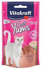 Vitakraft Cat Yums kattensnoep 1 x Zalm, 1 x Kaas, 1 x Leverworst