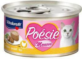 Vitakraft Poésie Mousse Blikje 85 g Kattenvoer Kip