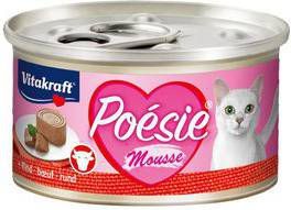 Vitakraft Poésie Mousse Blikje 85 g Kattenvoer Rund