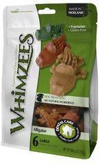 Whimzees Krokodil Stazak Hondensnacks Dental 6x11.7 cm 6 stuks Large