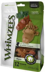 Whimzees Krokodil Stazak Hondensnacks Dental 12x7.6 cm 12 stuks Medium