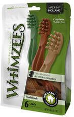 Whimzees Tandenborstel Stazak Hondensnacks Dental 6x14.5 cm 6 stuks Large