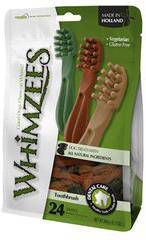 Whimzees Tandenborstel Stazak Hondensnacks Dental 24x8.6 cm 24 stuks Small