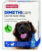 Beaphar 5x DImetHIcare Line On Anti Vlooien en Teken Druppels Hond>30 kg 6 pipetten