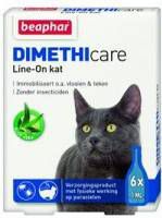 Beaphar 6x DIMETHIcare Line On Anti Vlooiendruppels Kat vanaf 1 kg 6 x 1 ml