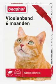 Beaphar Vlooienband 6 Maanden Kat 35 cm Anti vlooienmiddel Zwart