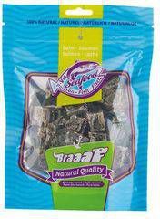 Braaaf Vissnack Zalmhuid Blokjes 70 gram