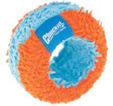 Chuckit Indoor Roller Hondenspeelgoed 12 cm Oranje Lichtblauw