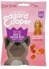 Edgard&Cooper Duck & Chicken Bites Hondensnacks Eend Kip Pompoen 50 g