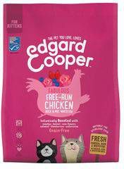 6x Edgard&amp, Cooper Kittenvoer Verse Kip Eend Wit Vis 300 gr