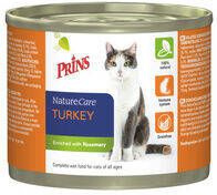 Prins NatureCare kalkoen natvoer kat(200 g)2 trays(12 x 200 gr )