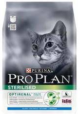 Pro Plan Sterilised Adult Zalm Optisenses kattenvoer 2 x 10 kg + Gratis 4 x Felix Party Mix Snacks