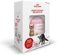 Royal Canin Sterilised Start Pakket Kitten Kattenvoer Box + 2 kg