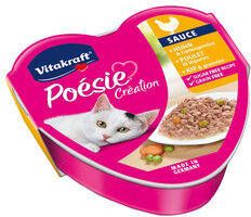 Vitakraft Poésie Saus Alu 85 g Kattenvoer Kip&Groente