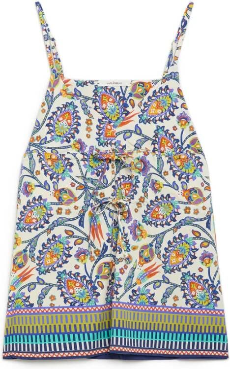 Maliparmi Mouwloos topje , Blauw, Dames