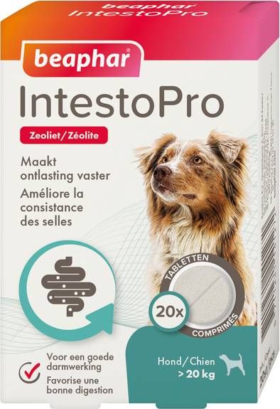Beaphar Intestopro Hond > 20kg Spijsverteringmiddel 20 tab Tot 20 Kg