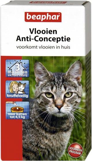 ontploffen Gezamenlijke selectie Neerduwen Beaphar Vlooien Anti-Conceptie (tot 4,5 kg) kat OP is OP Per verpakking -  Voorbeesjes.nl