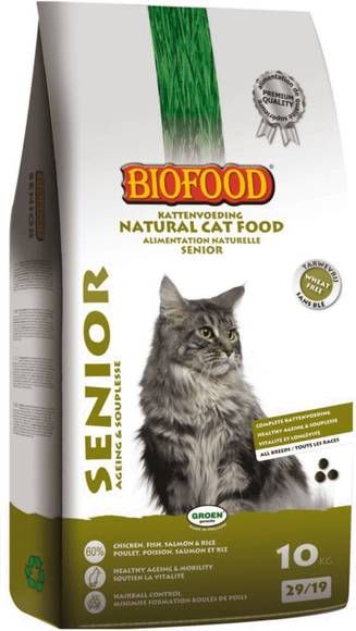 Biofood BF Petfood Senior Ageing & Souplesse kattenvoer 2 x 1, 5 kg