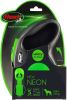 Flexi New Neon Special Edition 5m Hondenriem 5Zwart Groen online kopen