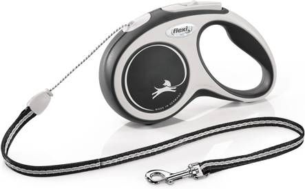Flexi Rollijn New Comfort Koord S Zwart&Lichtgrijs Hondenriem 5