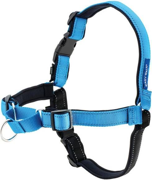 Petsafe Easy Walk Deluxe Harness Blauw&Zwart Hondenopvoeding Medium/Large