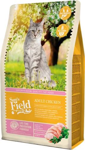 Sam's Field Sam&apos, s Field Cat Adult Kip Kattenvoer 2.5 kg