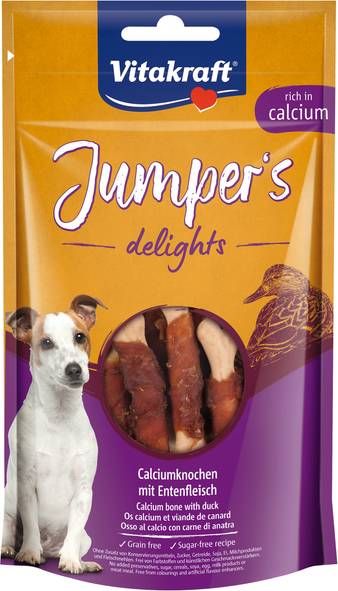 Vitakraft Jumpers Delights 80 g Hondensnacks Eend