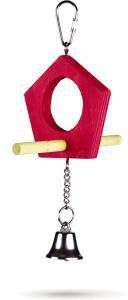 Beeztees Houten vogelspeeltje Flox 15 cm