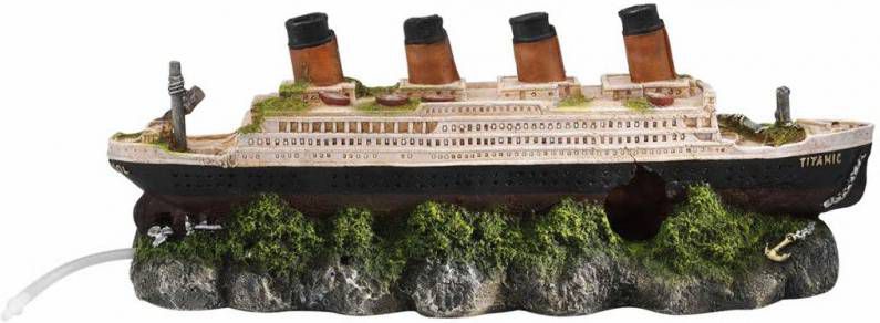 Europet Bernina Decor Scheepswrak Titanic Aquarium Ornament 39x11x14 cm