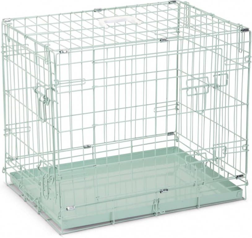 Beeztees Bench 2 Deurs Groen Hondenbench 62X44X49 cm