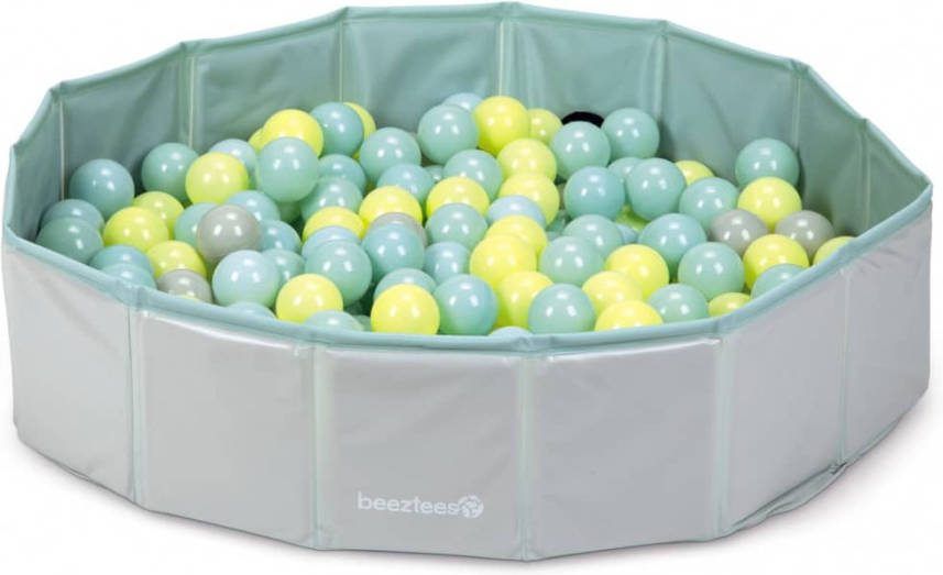 Beeztees Puppy Ballenbad Funchie Grijs Groen 80 x 80 x 20 cm