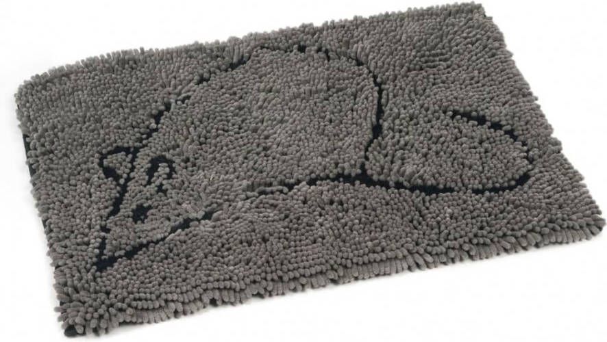 DOG GONE SMART Droogloopmat voor katten 60x40 cm grijs