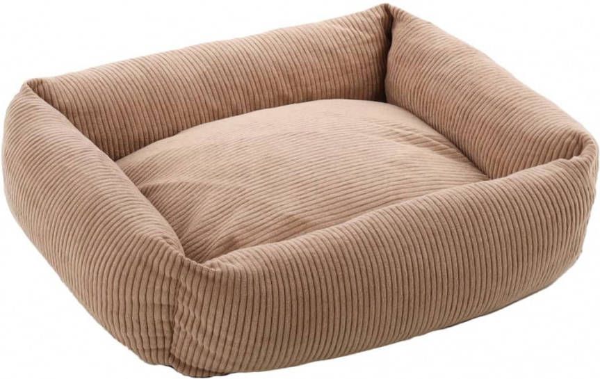 FLAMINGO Hondenmand met rits Colette rechthoekig 50 cm taupe