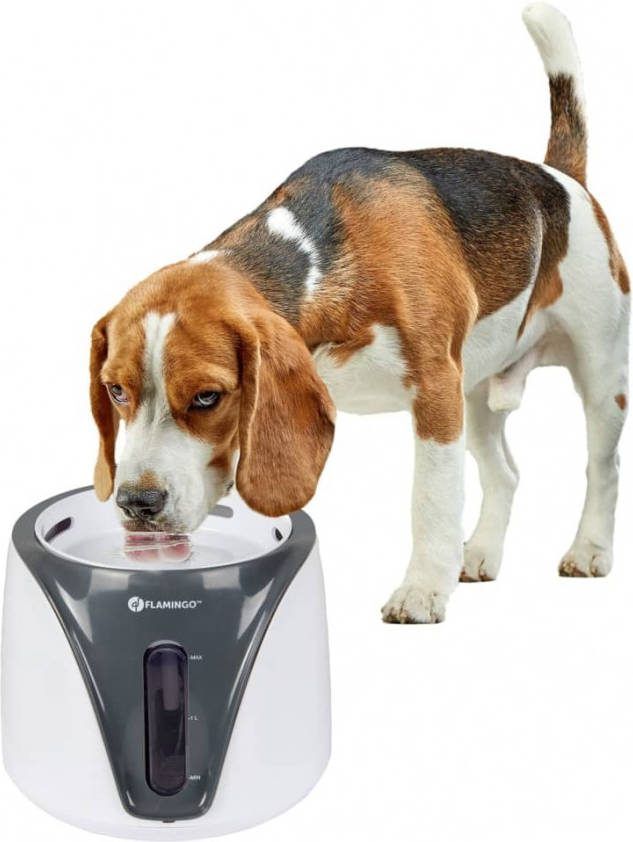 FLAMINGO Huisdierenwaterdispenser Adriana automatisch 2 L grijs