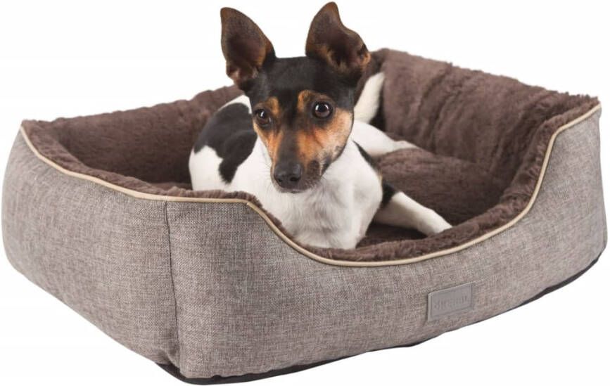 vidaXL Kerbl Samuel Basket 50 X 40 X 15 Cm Zilver En Grijs Voor Hond