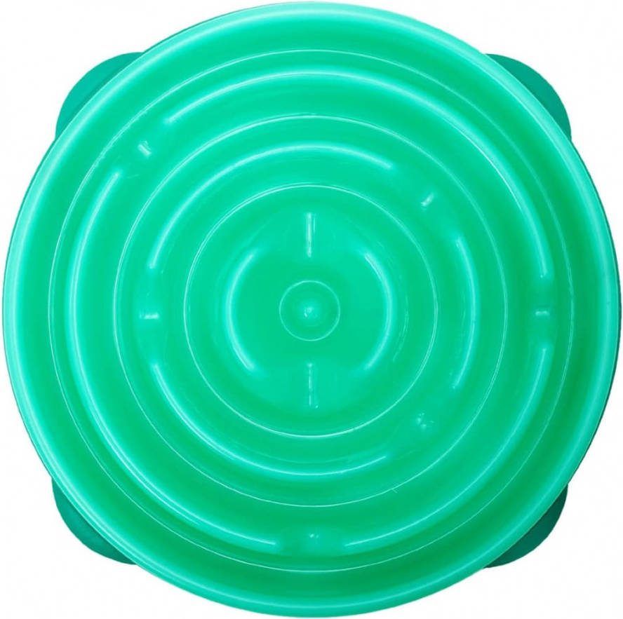 Outward Hound Anti schrok bak voor honden Slo Bowl groenblauw 1578