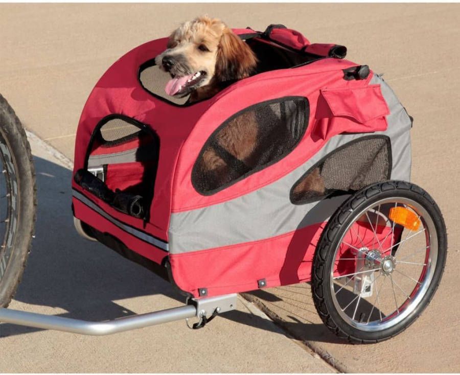 PetSafe Fietskar voor honden Happy Ride M rood