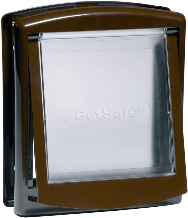 PetSafe Huisdierenluik in 2 richtingen 737 small 17, 8 x 15, 2 cm zilver 5019