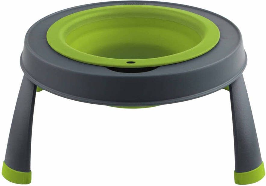 vidaXL Popware Voerbak Verhoogd Enkel Klein Groen 306946
