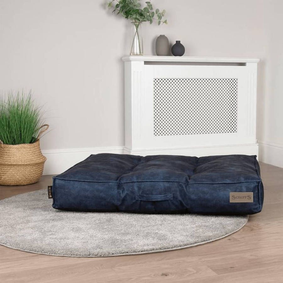 Scruffs & Tramps Hondenkussen Kensington80x60 cm marineblauw